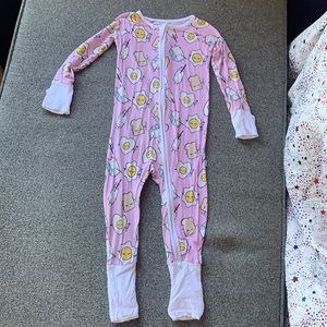 Little Sleepies Pink Breakfast Buddies Zippy 12-18M